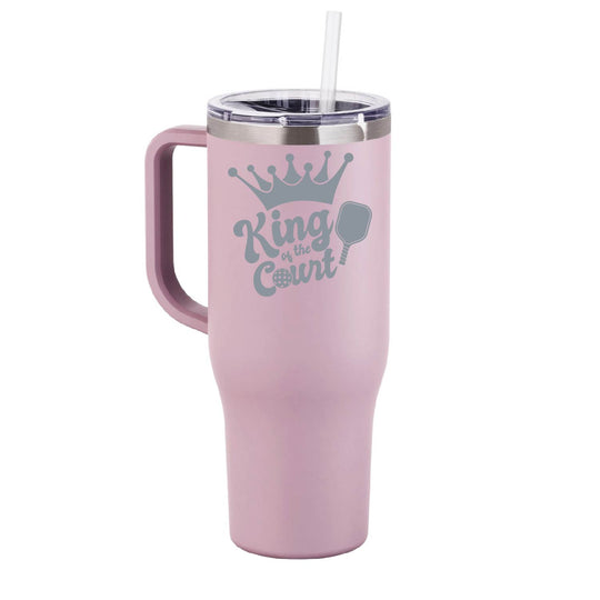 King of the Court | 40oz Charger Tumbler