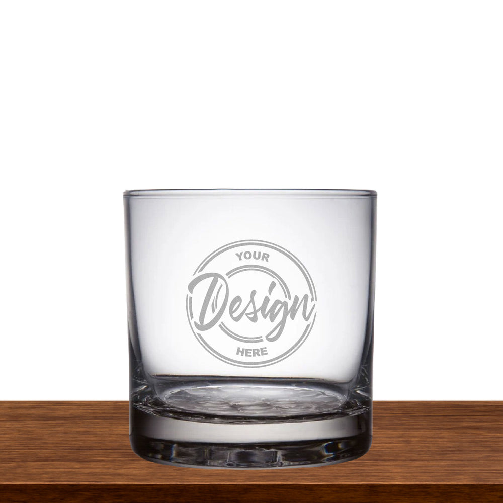 Whiskey / Rocks Glass – 12 oz | Custom Etched