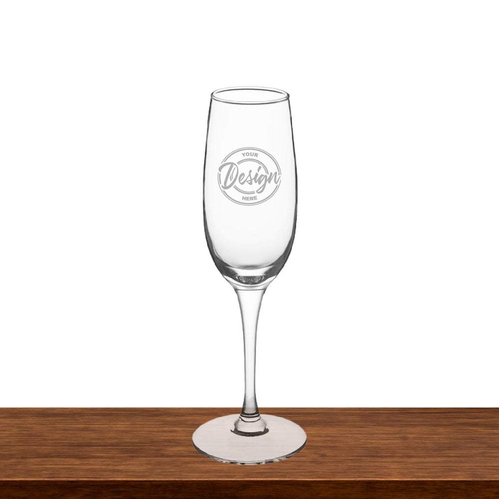 Champagne Glass – 8 oz | Custom Etched