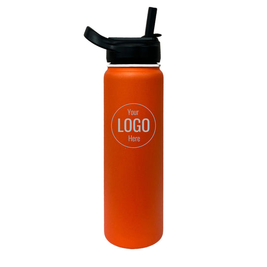 24 oz Insulated Water Bottles - Sport Lid