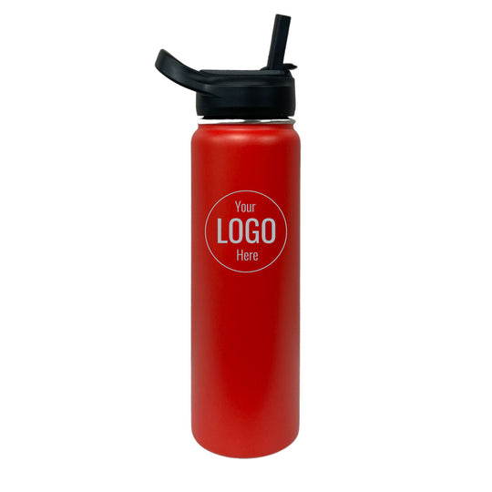 24 oz Insulated Water Bottles - Sport Lid