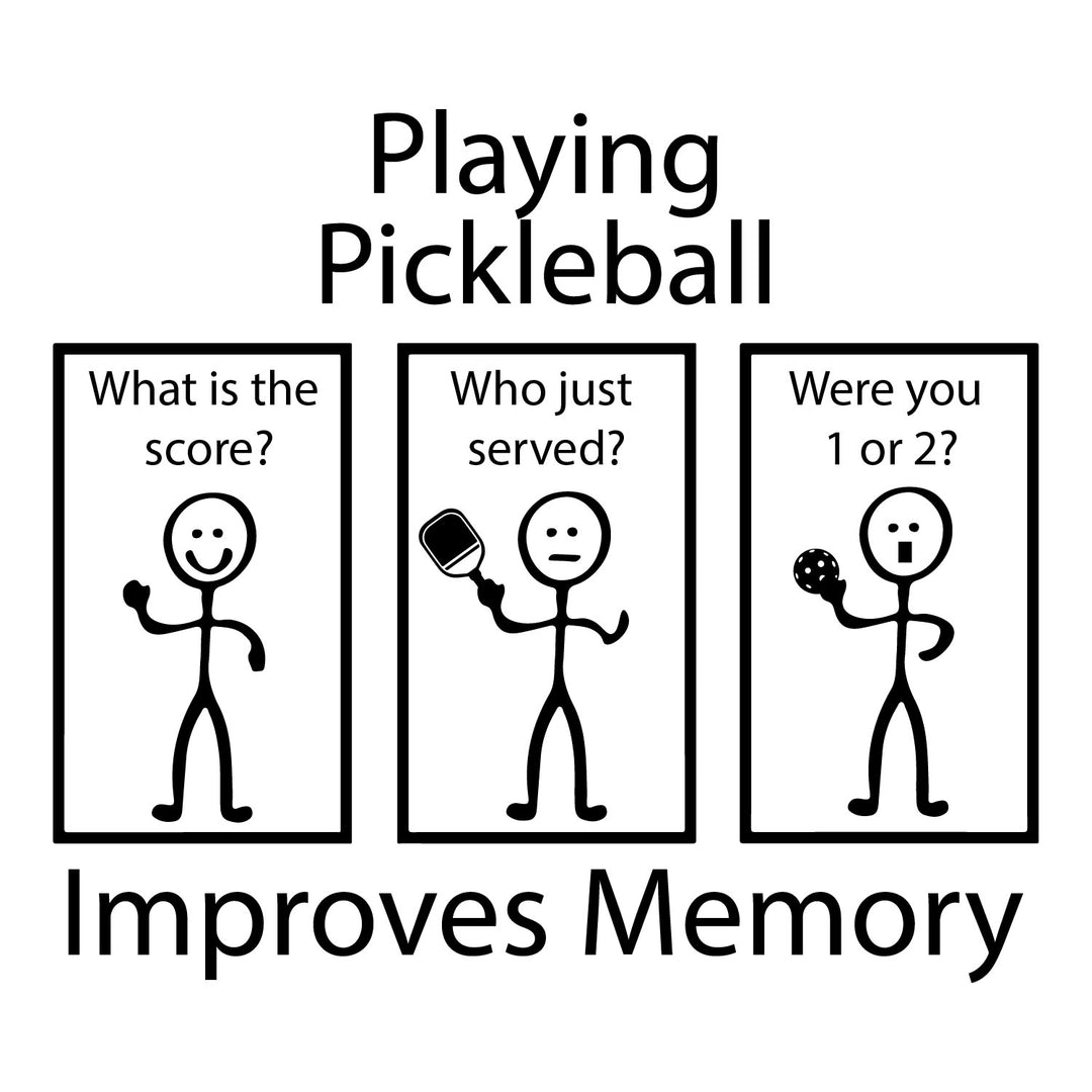Pickleball Improves Memory | 40oz Charger Tumbler